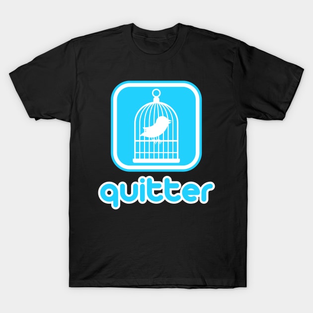 Quitter T-Shirt by KawaiiDread